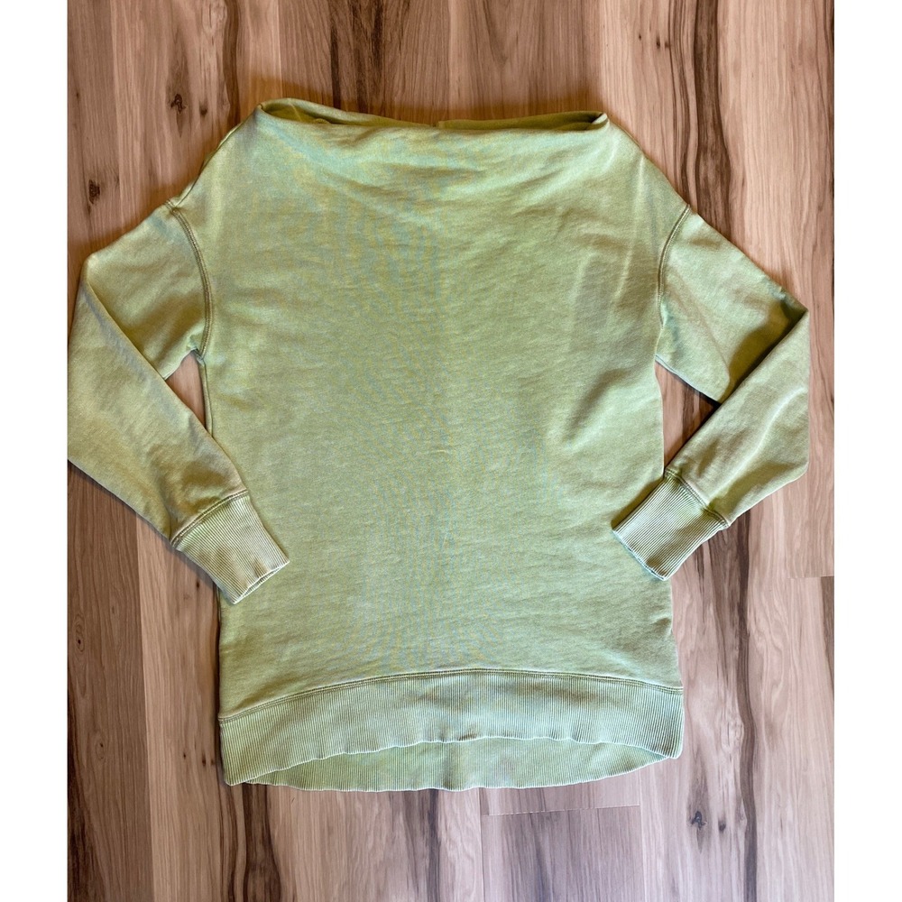 Anthropologie Pilcro and the Letterpress Donna Pullover Sweatshirt Green Small